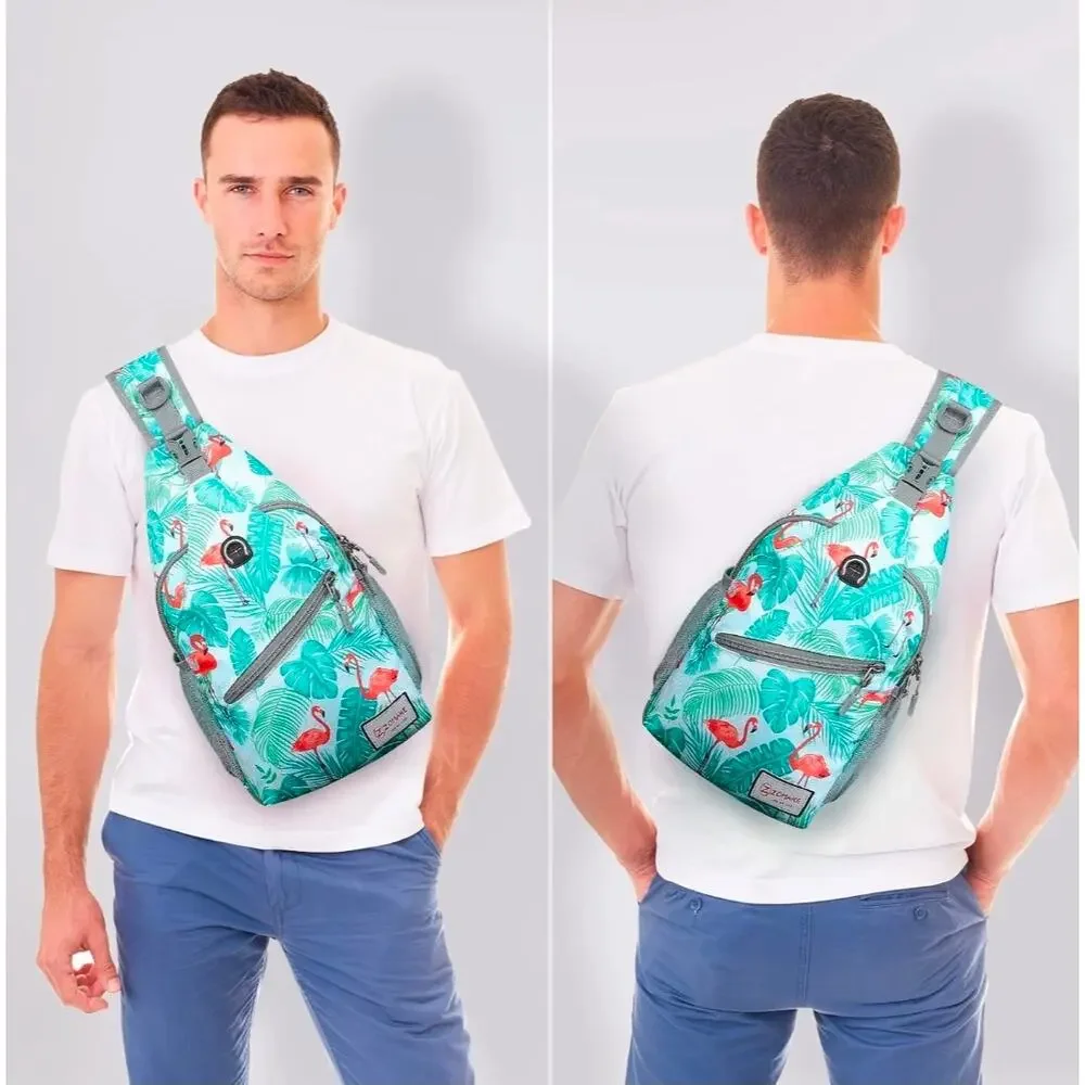 ZOMAKE Sling Bag, Small Crossbody Sling Backpack Shoulder Daypack for Travel